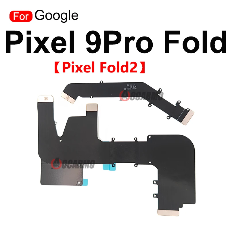 Google Pixel 9 Pro Fold 메인 보드 연결 LCD 화면 회전 축 메인 플렉스 케이블 수리 부품 용 1Pcs