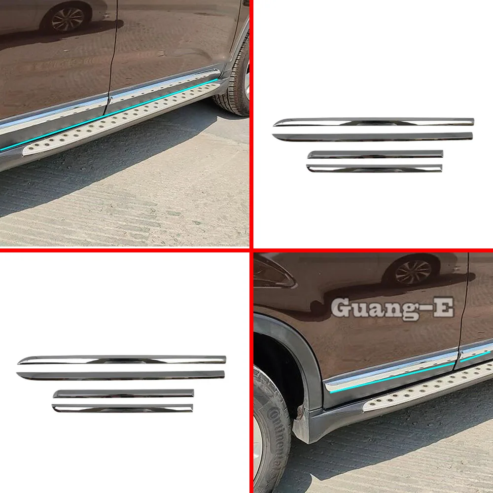 

Car ABS Chrome Side Door Body Trim Stick Strip Molding Stream Lamp Panel Bumper For Kia Sorento 2009 2010 2011 2012 2013 2014