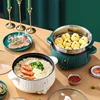Multi Cooker Multifunctional Electric Pan Non-stick Cookware Rice Cooker Multi Ramen Soup Hotpot for Dormitory Kitchen 220V EU 5