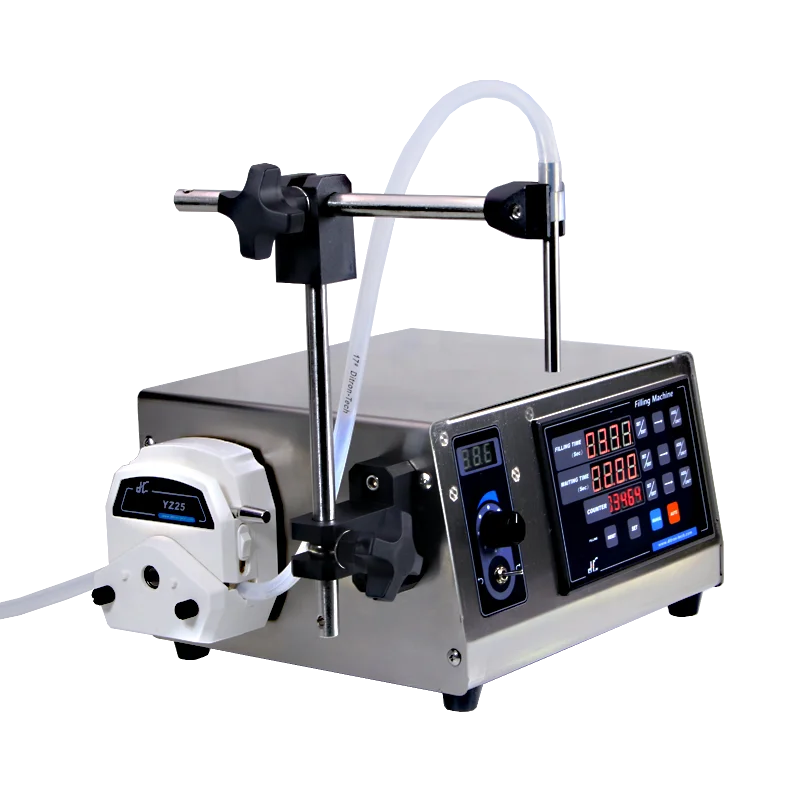 

GR1-1B plus +YZ25 Perfume Filling Machine semi-automatic peristaltic pump filling machine 50mL viscous liquid filling machine