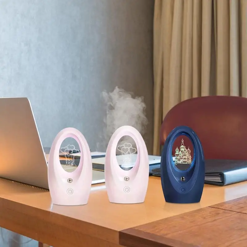 

Humidifier For Desk Aromatherapy Diffusers Quiet Oil Diffuser With Night Lights Portable Mini Humidifier for Baby Bedroom Travel