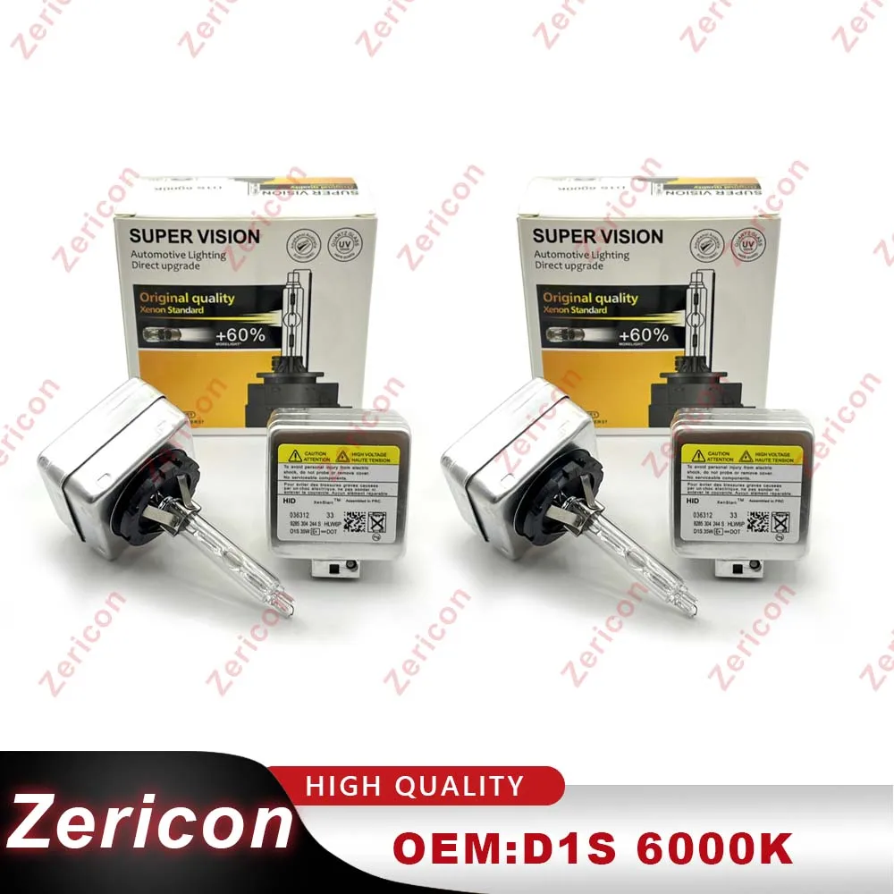4PCS D1S 35W AC Car XENON BULB4PCS ORIGINAL HID LIGHTS LAMPS 6000K Xenon headlight bulb D1S 12V Car HID lamps