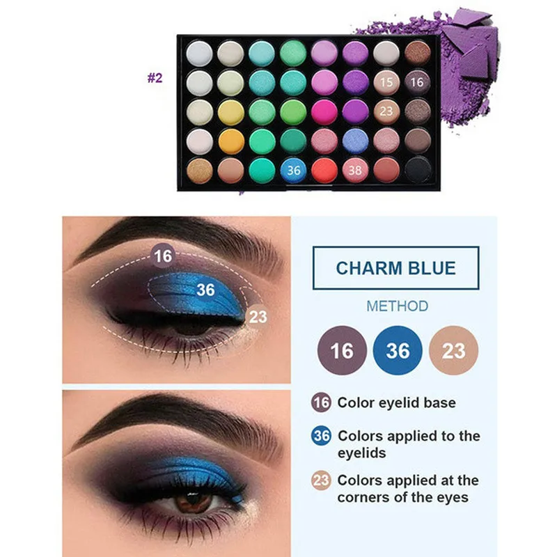 Eyeshadow Palette 29 Colors Eyeshadow Shimmer Glitter Nude Cosmetics Pearlescent Earth Color Eye Makeup Women's makeup eye shadow eye shadow plate
