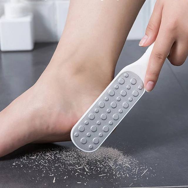 HEALLOR Heel Exfoliating Scrub Brush Foot Calluses File Pedicure Tool  Cuticle Remover New Stainless steel Dead Skin Scrubber - AliExpress