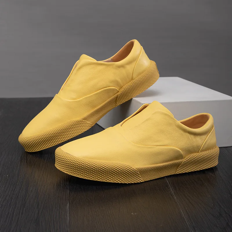 

Spring and Autumn New Men's Sports Shoes Casual Versatile Flat Bottom Breathable Temperament Simple Men's Loafers