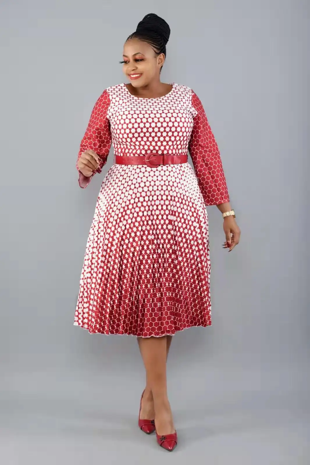africa dress African women's spring and autumn plus size slim patchwork lace dress elegant dress long dress African clothing  2XL-6XL african wear