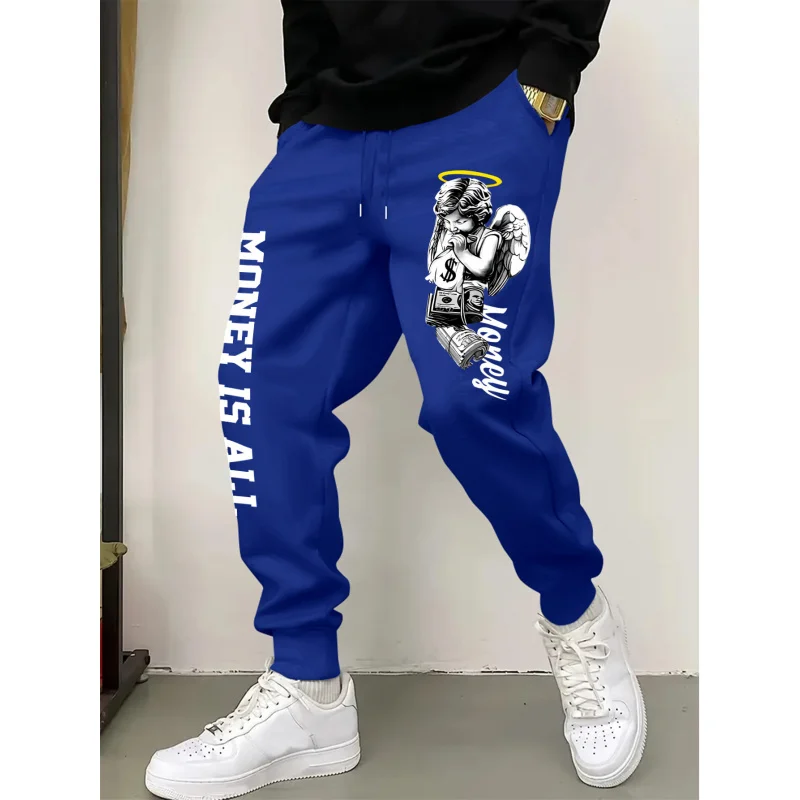 Fashionable And Distinctive Men'S Casual Pants For Everyday Wear，Casual Drawstring Waist Pants，Men'S Versatile Clothing - 3