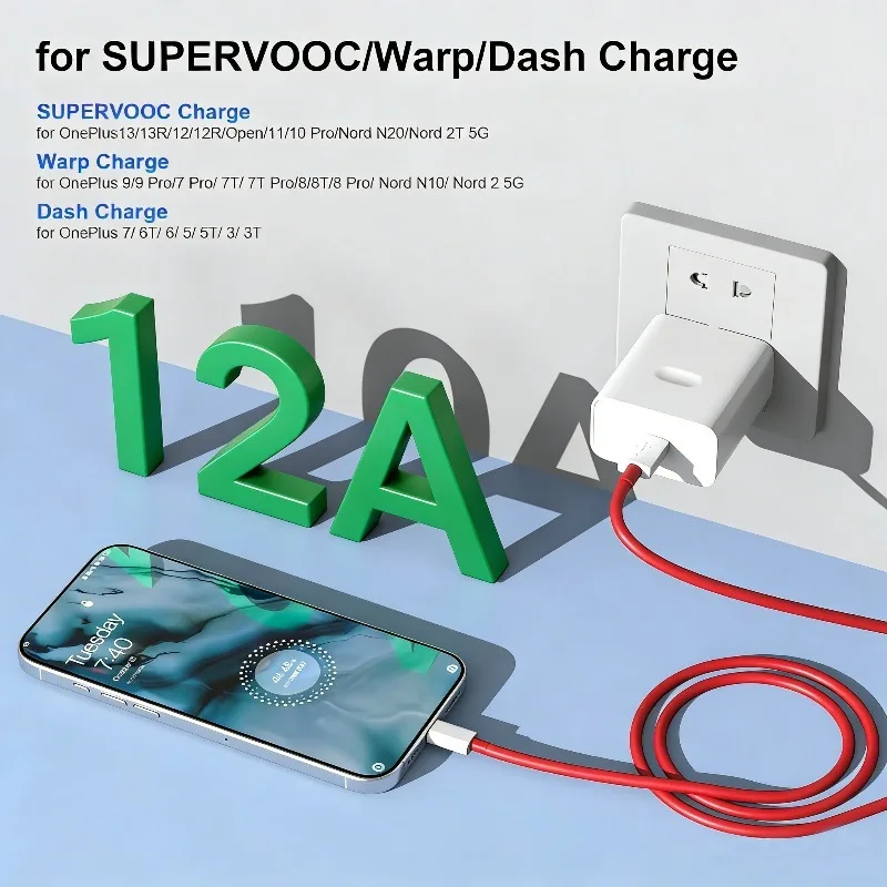High-Power 120W Type C USB Super Fast Charging Cable