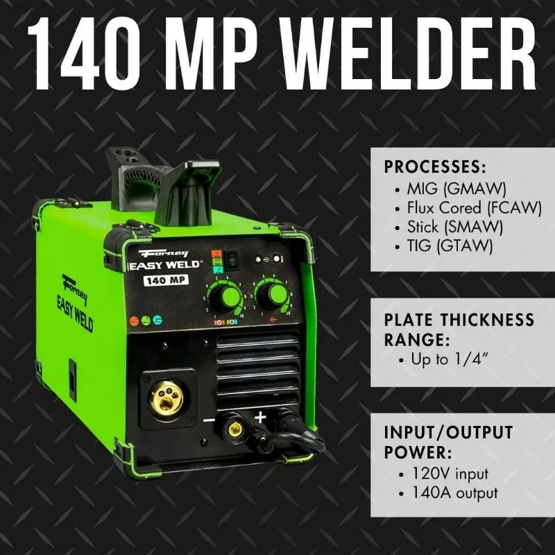 FORNEY Easy Weld 140 MP, Multi-Process Welder 5
