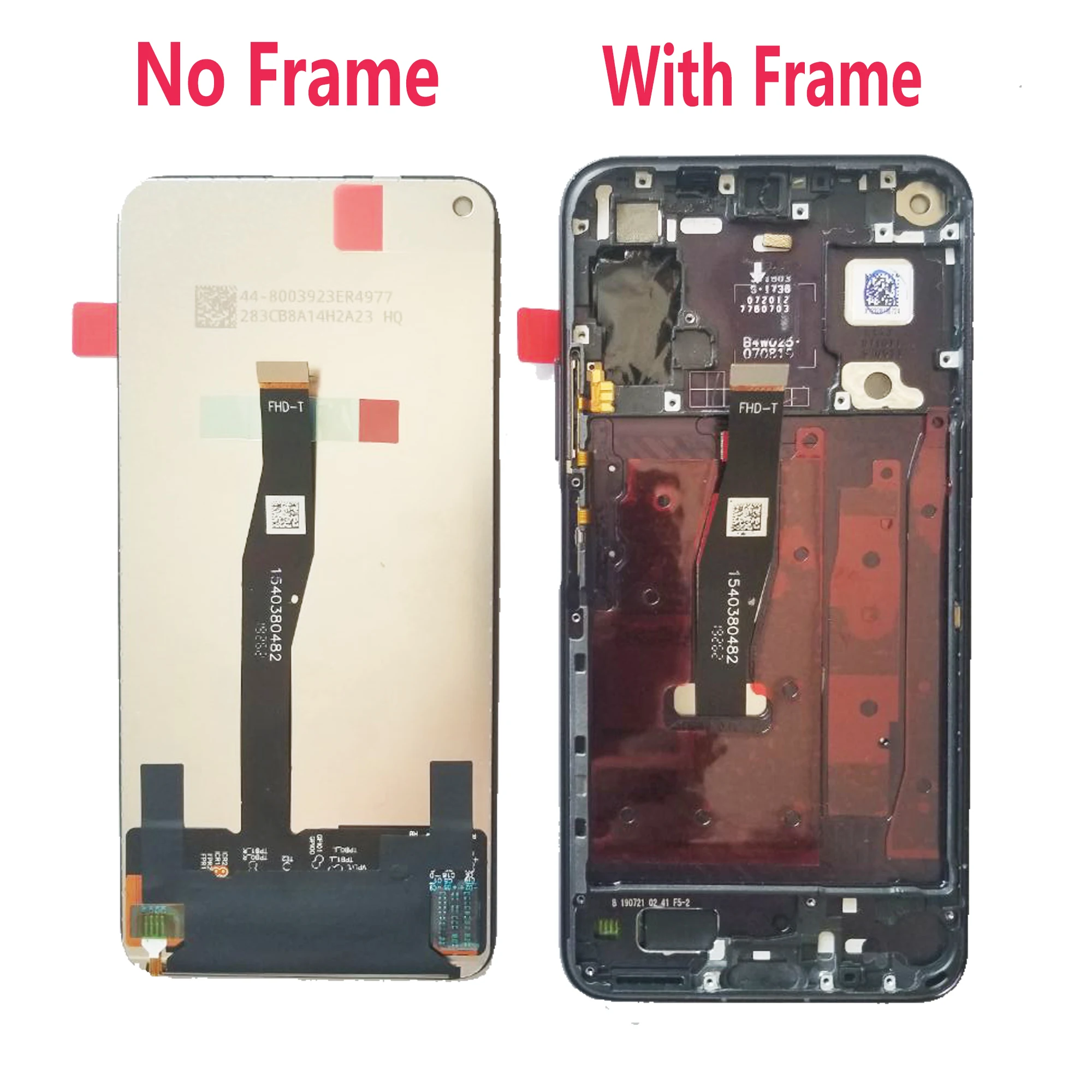 Écran LCD + Châssis Complet Pour Huawei Nova 5T YAL-L21 - Neuf, Générique, Noir
