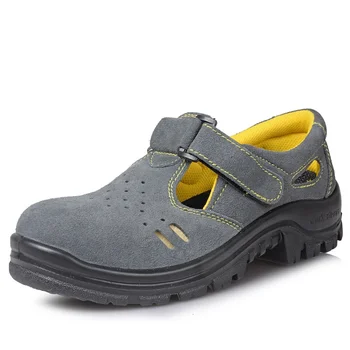 Safety Work Shoes – Breathable Cow Suede 4