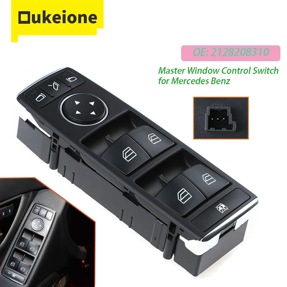 

Кнопка управления стеклоподъемником для Mercedes Benz W204 W212 C207 A207 C E Class X204 кнопка управления A2128208310 2128208310