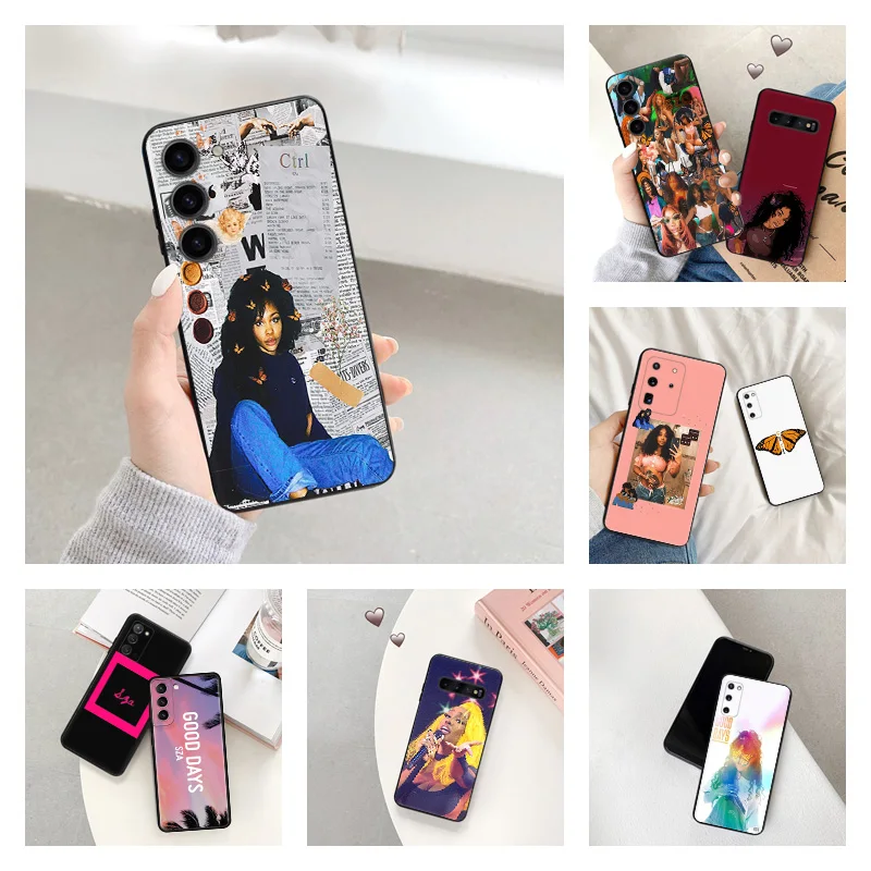 Custodie Per Telefoni Per Samsung Galaxy S23 Plus 5G S22 S21 S20 Fe Ultra S10 Lite S9 S8 Sza Solana Imani Rowe Custodia Protettiva Per Fotocamera