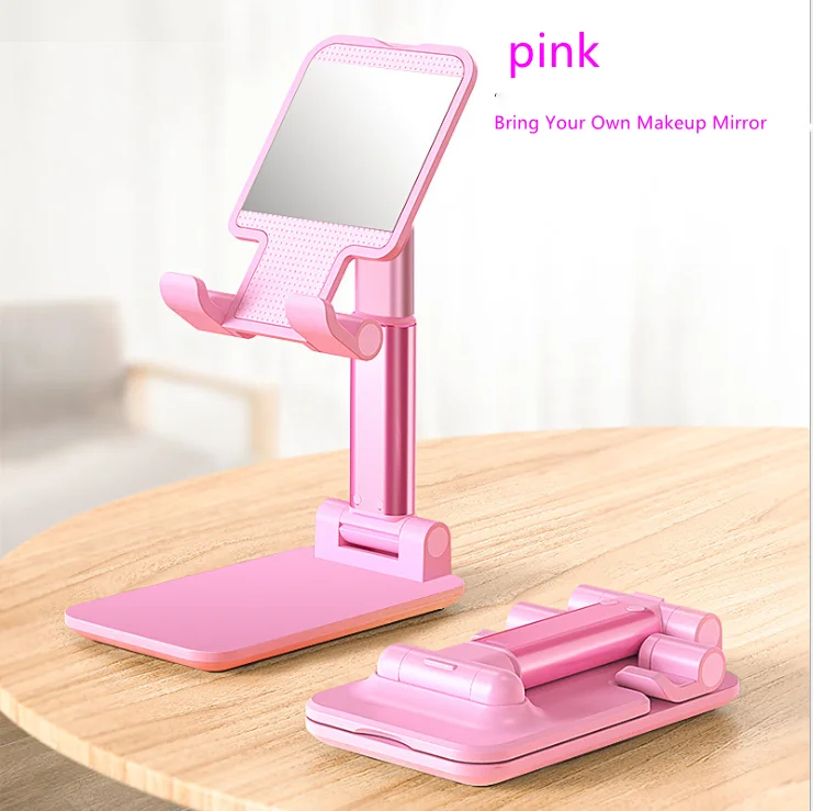 CMAOS  Metal Desktop Tablet Holder Table Cell Foldable Extend Support Desk Mobile Phone Holder Stand For iPhone iPad Adjustable iphone stand Holders & Stands