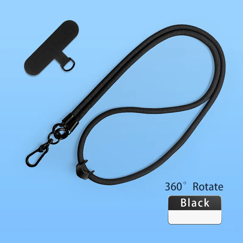 Adjustable Universal Crossbody Lanyard Necklace Strap for Mobile Phones, 8mm x 120cm, Single Piece