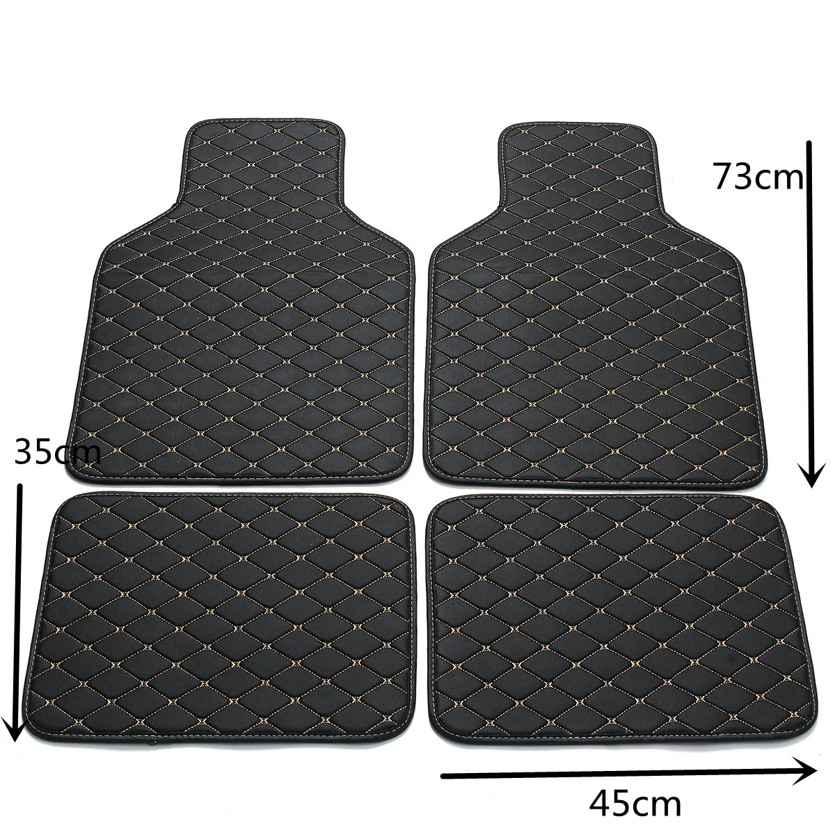 Pink Car Floor Mats For CITROEN C2 C3 C4 C5 C6 DS3 DS4 DS5 DS7 C-Elysee Xsara CX C1 C4 Full Set Universal Car Mats  accessories