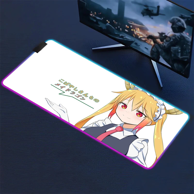 

Коврик для мыши с подсветкой rgb Miss Kobayashi's Dragon Maid
