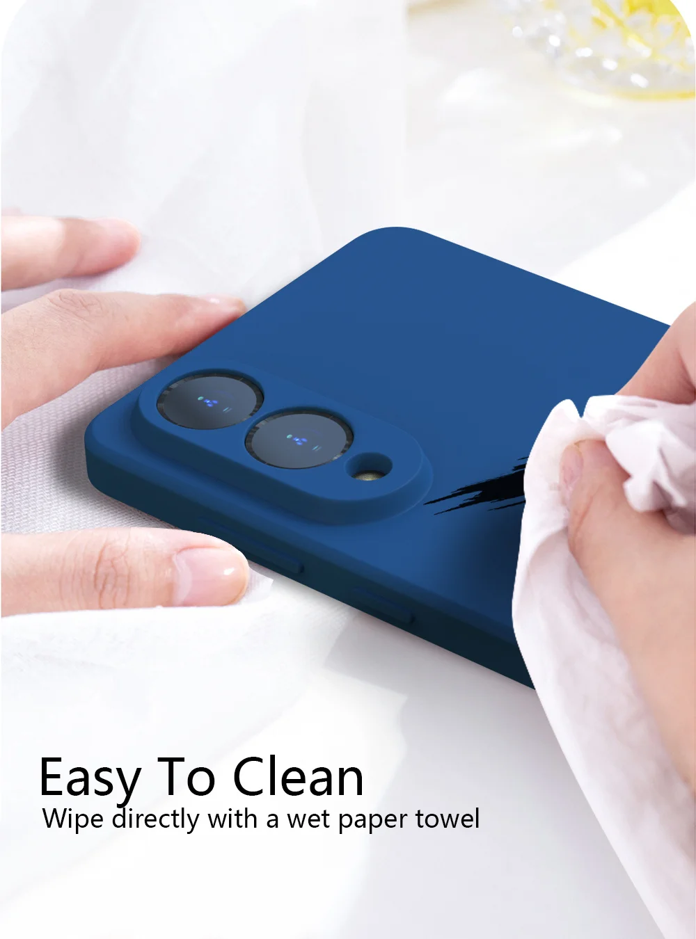 Liquid Silicone Phone Back Cover - Enhanced Protection Case for Samsung Galaxy S25 Series