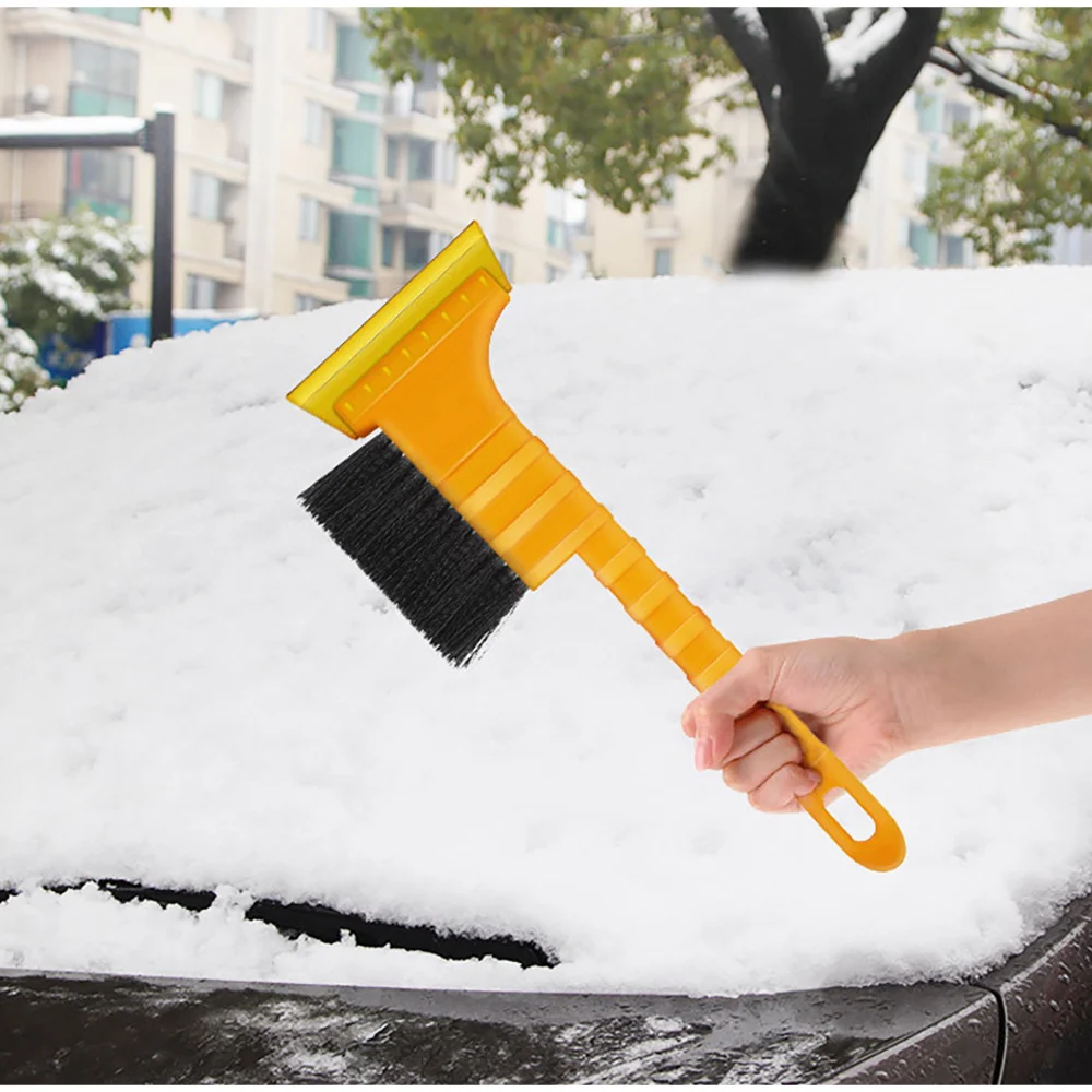 Grattoir à Glace Avec Gants Rouge - Raclette Pare-Brise Et Dégivrage Voiture Hiver