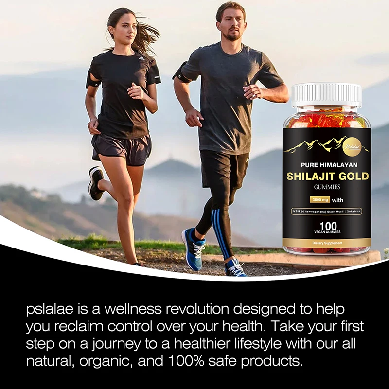 Shilajit Gold Gummies For Bones Joints Energy Endurance Muscle Recovery