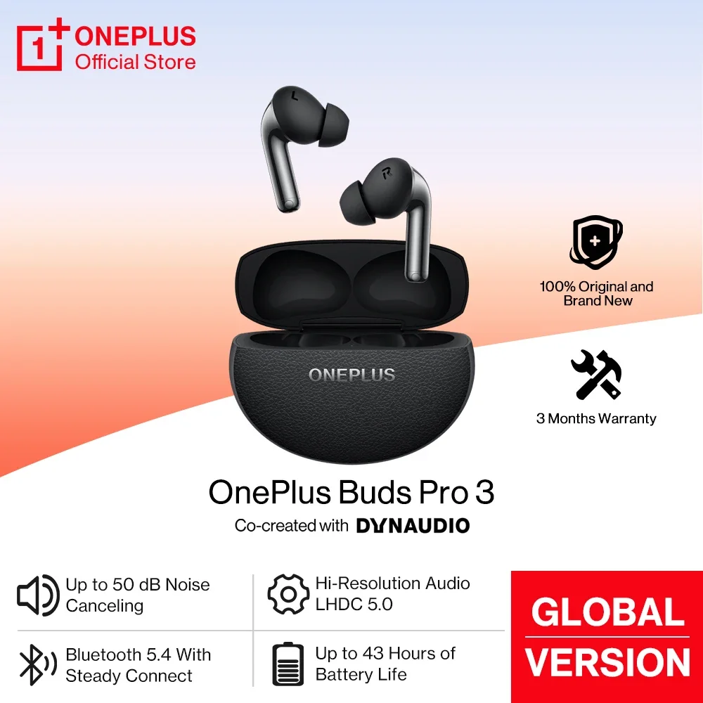 高速配送 OnePlus Buds Pro 3 グローバル版 Bluetooth 5.4 イヤホン