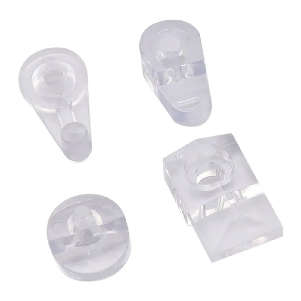 Mirror Holder Clips Kit, 48 Pack Crystal Clear Mirror...