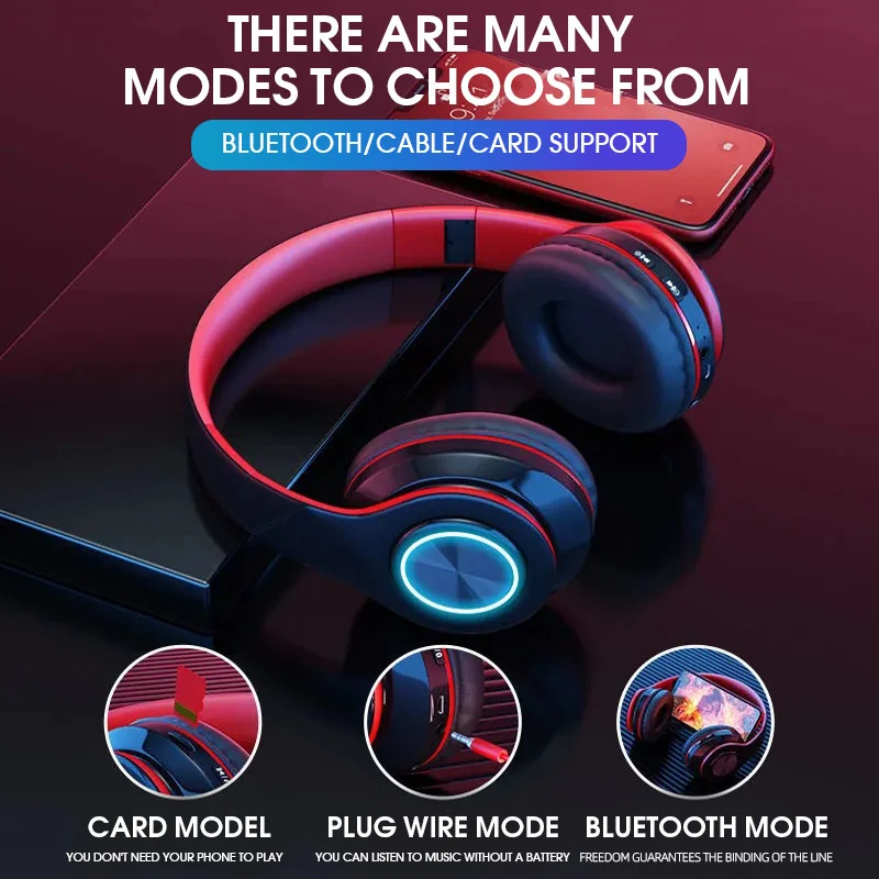 Foldable HiFi Bluetooth Headset 2