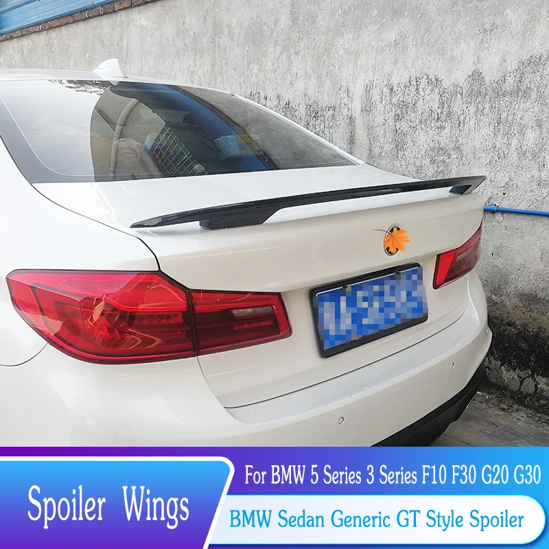 Per Bmw Serie 5 3 Serie F10 F30 E60 G20 Bmw Berlina Generico Posteriore Tronco Coperchio Spoiler Plastica Abs Nero Tuning Body Kit Accessori