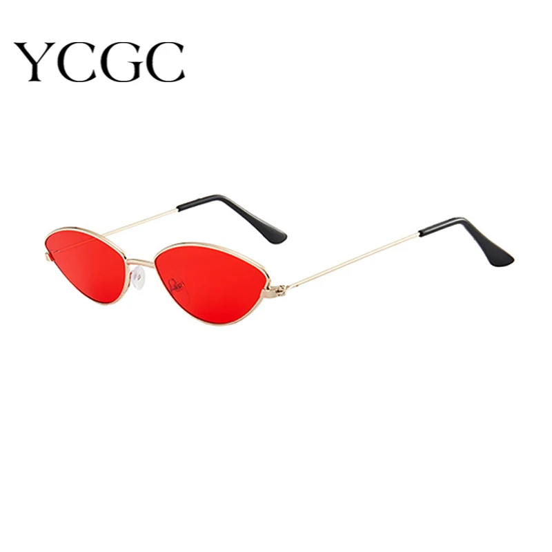 

Small Oval Sunglasses Women Vintage Shades Red Candy Color Sun Glasses For Female Fashion Designer Lunette Metal Sun Glasses