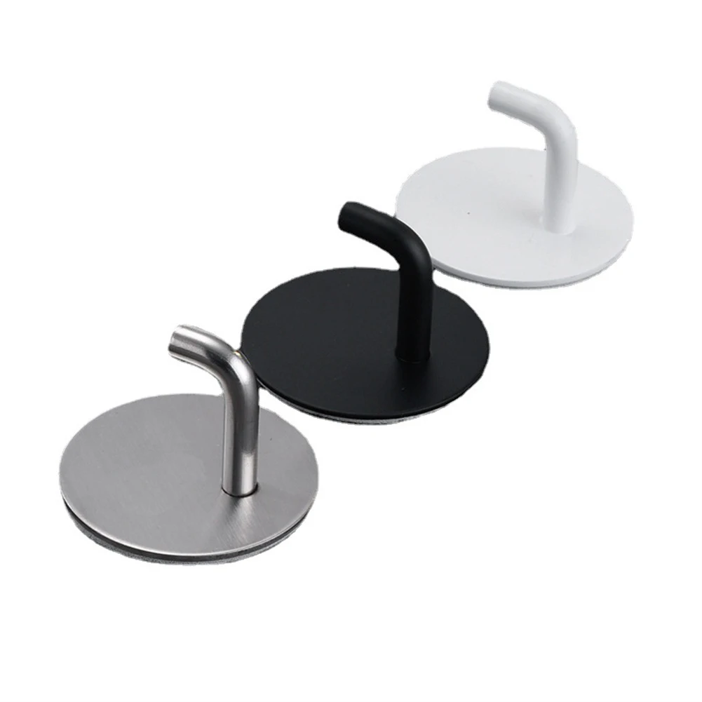 24 Styles Stainless Steel Wall Hook Self Adhesive Hooks Towel Key Umbrella Hanger Kitchenware Storage Hook Kitchen Bathroom self adhesive hooks multifunctional hooks kitchen hook self adhesive wall hooks