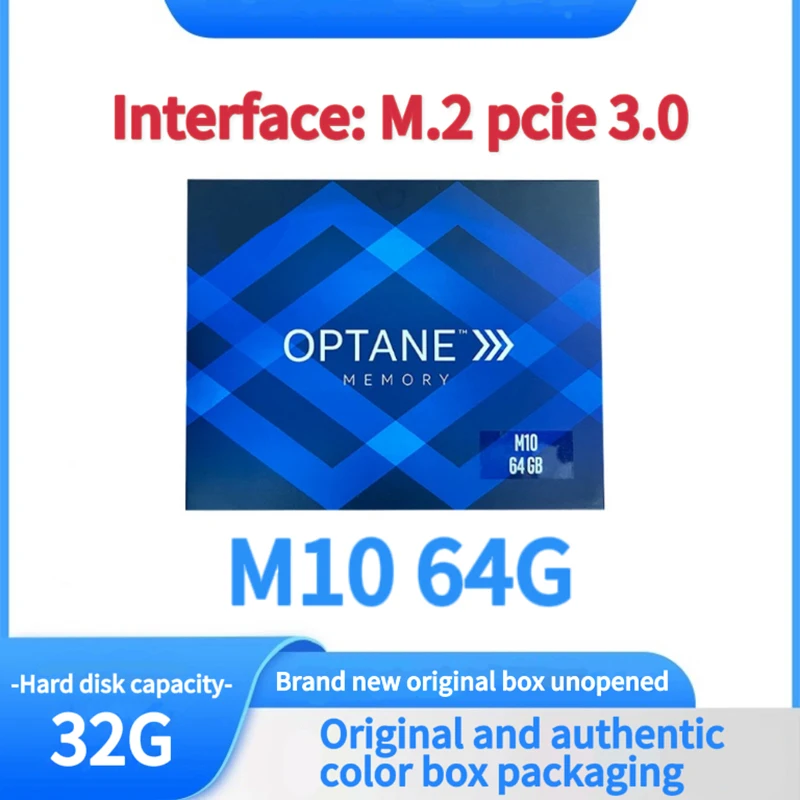 2a generazione M10 64G 32G M.2 memoria SSD a stato solido accelerazione cache nvme nuovo disco meccanico di accelerazione.