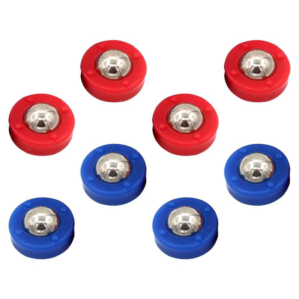 

8pcs Kids Party Tabletop Sliding Pucks Table Soccer Game Rolling Beads Curling Rollers