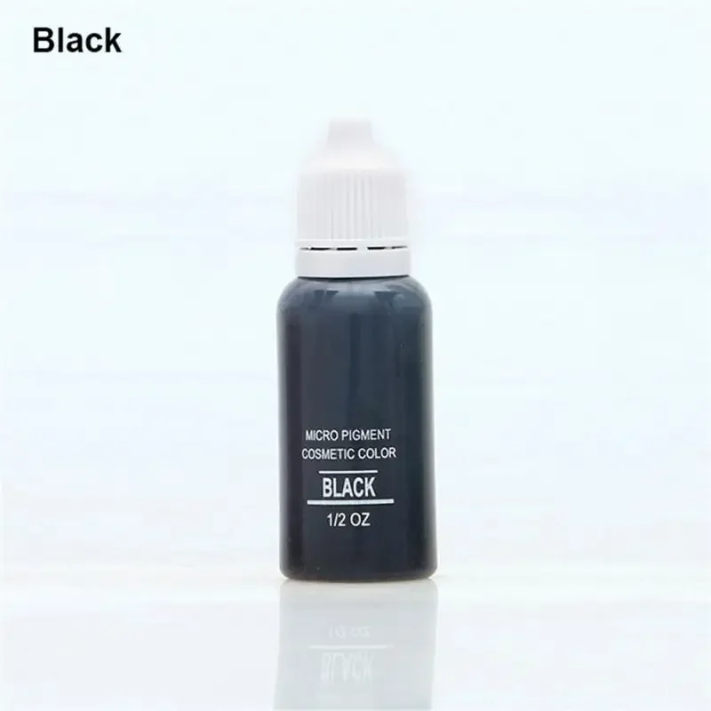 Tattoo Ink Microblading Pigments 23 Colors Permanent Makeup Color Natural Eyebrow Dye Plant For Tattoos Eyebrow Lips 15ml/bottle