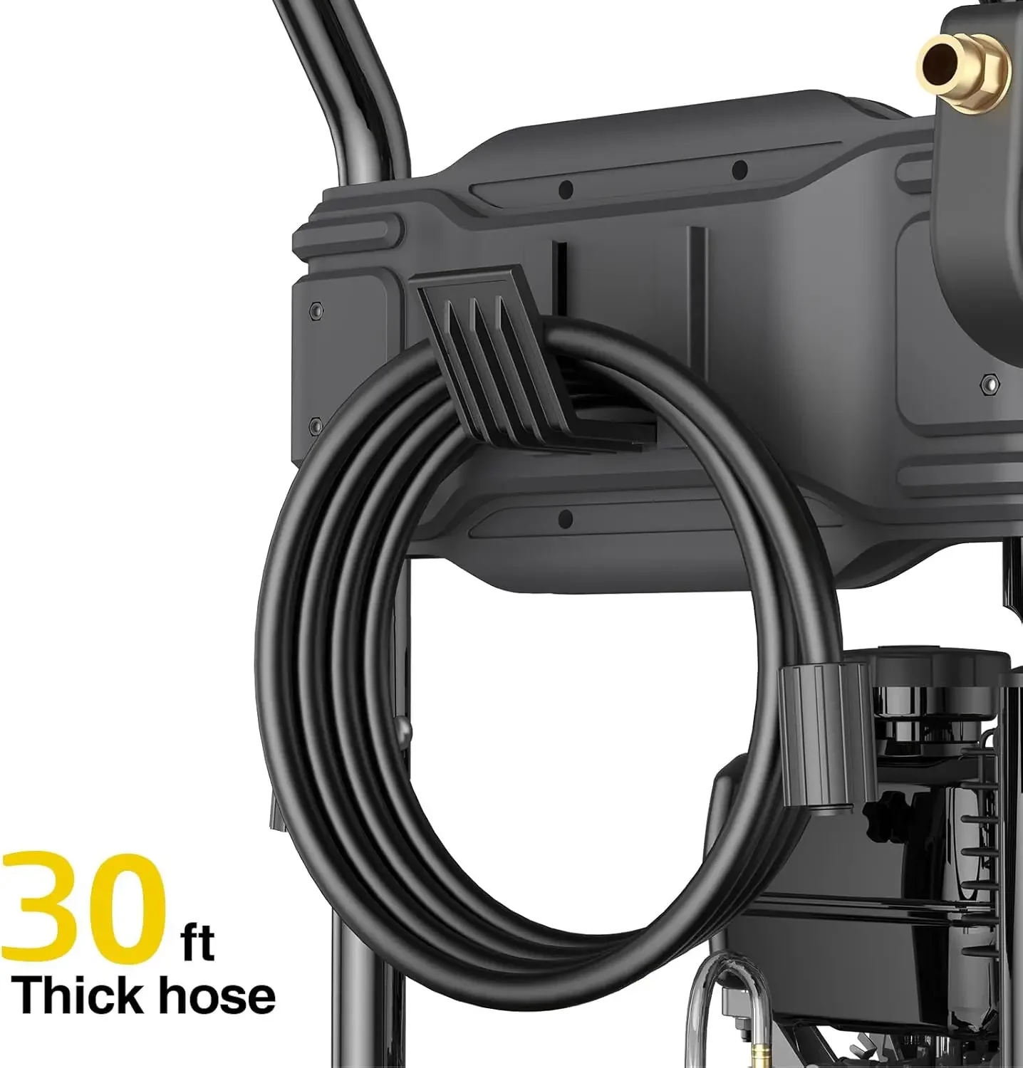 3500 PSI Gas Pressure Washer 2.6 GPM 30Ft Pressure Hose&Soap Tank 5 Nozzles