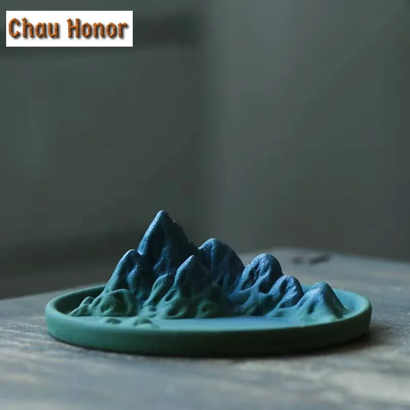 The Vast Land Thread Fragrance Insertion Ceramic Incense Holder Aesthetic Water Fountain Decoration Smell Distributor Ornaments