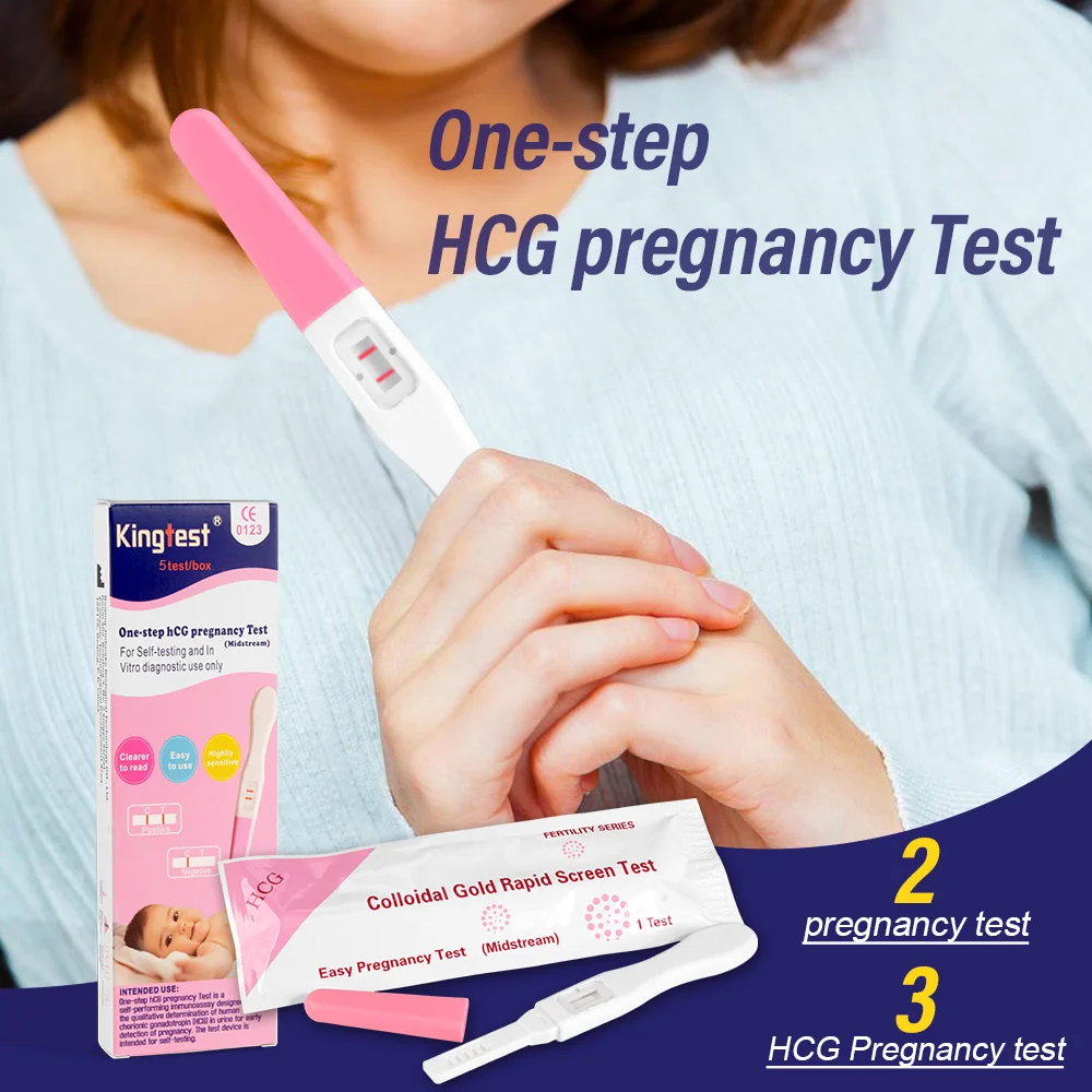 Pregnancy Test Early Detection HCG Test for Fertility Women 5 Count