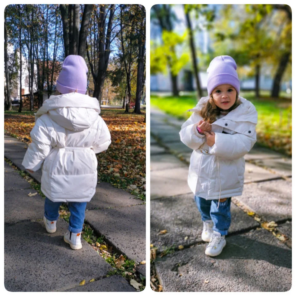 Winter Kids Jacket Down Cotton Padded Coat for Girl Autumn Waterproof Warm Hooded Suit Teen Boy Windproof Glossy Outerwear