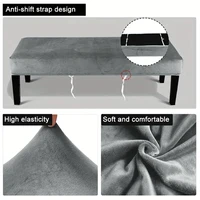 1pc Solid silver fox fur elastic dustproof bench cover with rope decoration and beautification 2