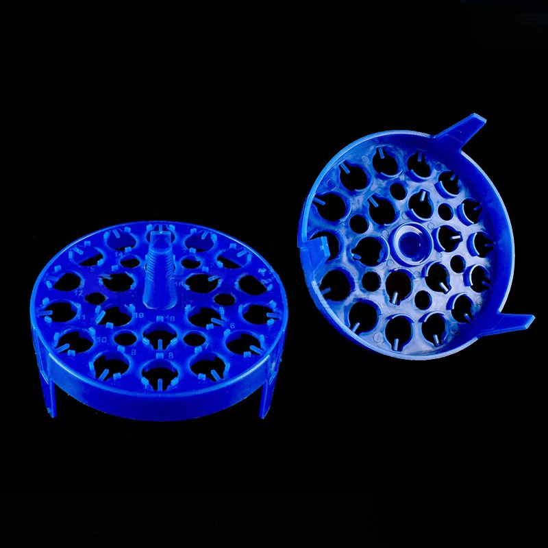 2pcs Laboratory Rack for 2ml 1.5ml Centrifuge Pipe Test Tube Plastic Water Bath Float Circular Floating Storage Tray 20-holes