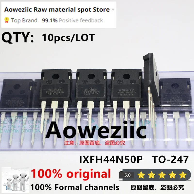 Aoweziic 2025+ 100% New Imported Original IXFH44N50P 44N50P TO-247 High-Power Transistor MOS FET 44A 500V