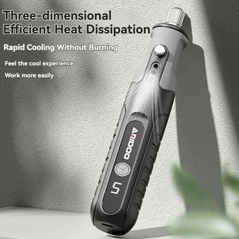 5-speed Regulation Touch Screen Cordless Electric Drill Mini Rotary Tool Grinder Wireless Hand Drill Kit Tools Engraving Set 2