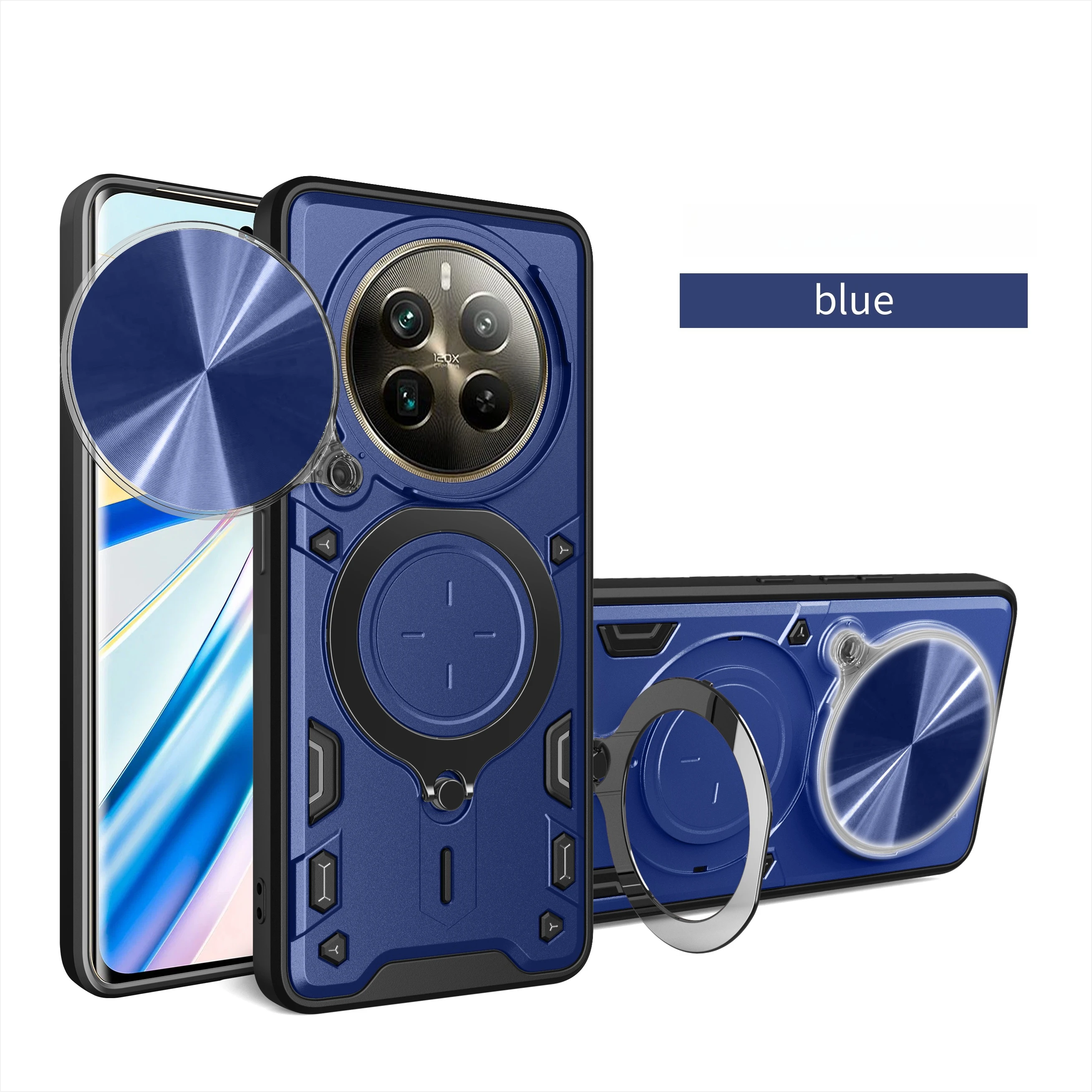 360° Rotating Ring Holder Magnetic Phone Case Protective Cover