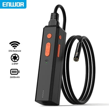 WiFi Borescope 3.9mm 8mm 1080P Camera for iOS/Android Wireless Waterproof Endoscope Split Design Rigid Cable for Inspection Pipe 1