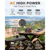 150W Peak Solar Generator with 30W Solar Panels, 111Wh Camping Portable Power Station with AC Power Outlet 2