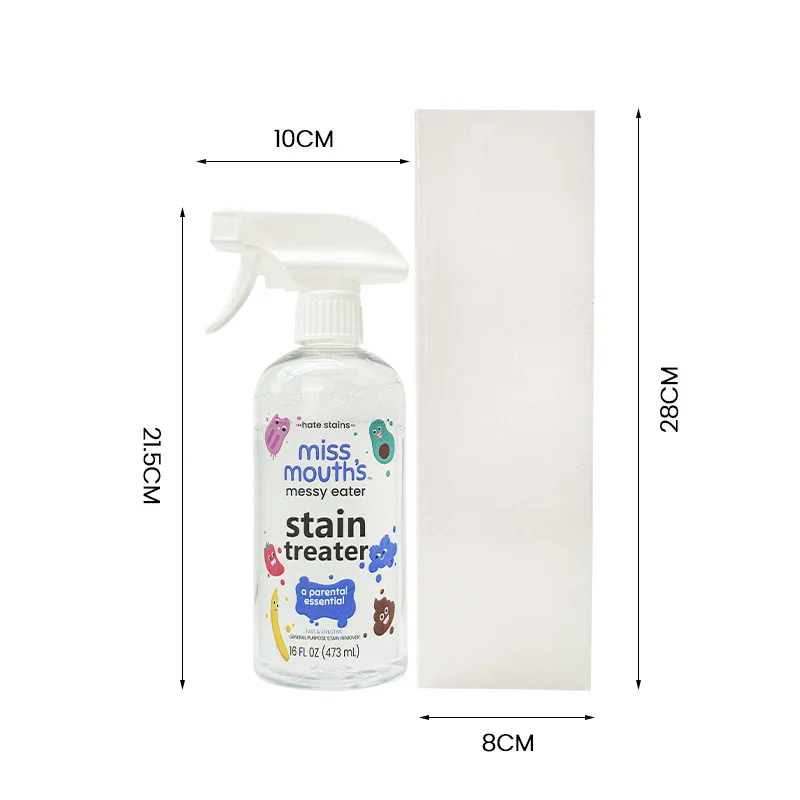 Miss Mouth's Messy Eater Stain Treater Spray Newborn & Baby Essentials No Dry Cleaning Food Grease Coffee Off Laundry, Underwear