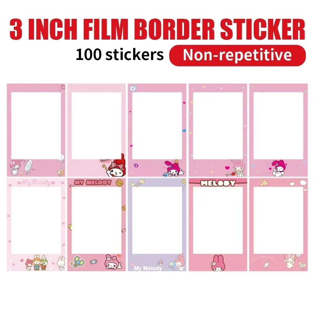 Border Stickers Fujifilm Instax Sticker Film DFYOUHOME 100 Sheets
