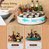 Decorative Tray Rotating Shelf Countertop Special Spice Organizer Double Corner Storage Shelf Explosive Steady Trays 6