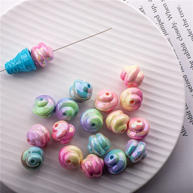

New style 100pcs/lot color two-tone paint geometry irregular shape acrylic beads diy jewerly earring/bracelet accessory