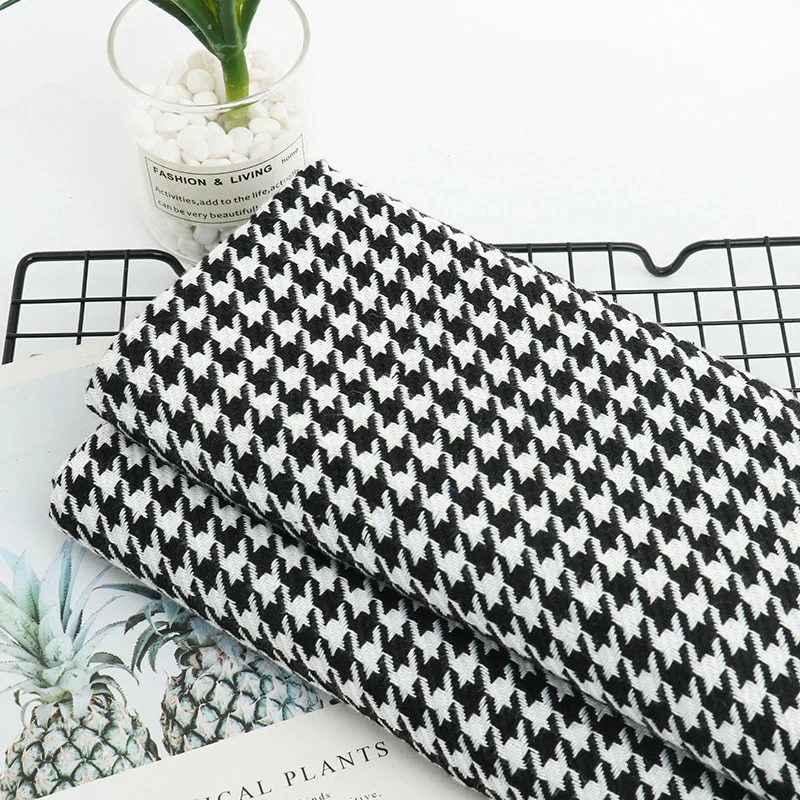 Houndstooth Woolen Fabric 1