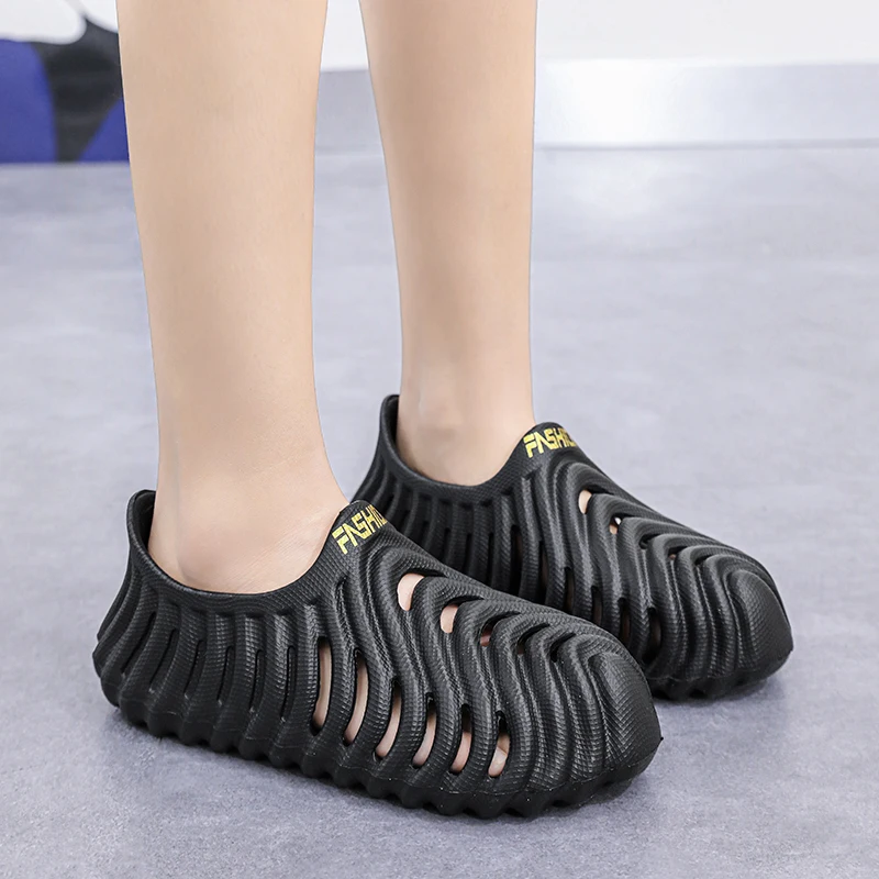 صنادل رجالية عصرية من مادة إي في إيه، أحذية شاطئ مريحة وخفيفة الوزن للرجال، أحذية مائية غير قابلة للانزلاق، أحذية رياضية كاجوال للمشي قابلة للتنفس